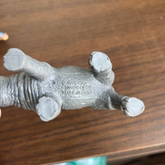 90s T.M. Wild Animal Hard Plastic Toy Lot - Picture 9 of 10